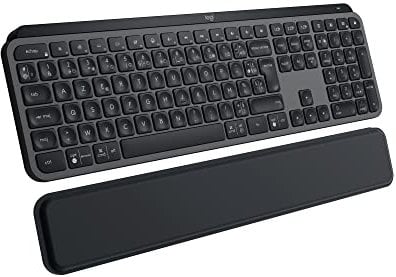 Logitech MX Keys S Plus - Grafito, Disposición AZERTY Francés