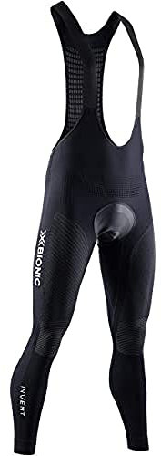 X-Bionic Invent 4.0 Cycling Bib Pants Men Salopette Pantaloni da Ciclismo Traspirante, Uomo, Black/Charcoal, M