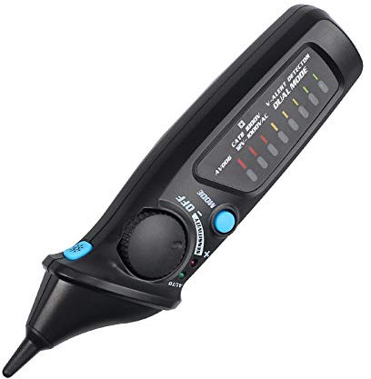 Rilevatore di tensione senza contatto Presa di corrente elettrica Penna per tester di tensione CA 12-1000 V Modalità automatica/manuale Sensibilità regolabile Controllo filo live con