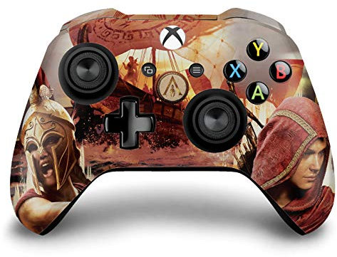 Head Case Designs Offizielle Zugelassen Assassin's Creed Kassandra Odyssee Kunstwerk Vinyl Haut Gaming Aufkleber Abziehbild Abdeckung kompatibel mit Xbox One S/X Controller