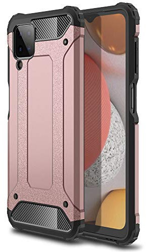 TECHGEAR Galaxy A12 / M12 Tough Armoured Case - ShockProof, Rugged, Sturdy, Heavy Duty Protective Case Cover Designed for Samsung Galaxy A12 & M12 - (Pink)