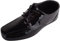 ABSOLUTE FOOTWEAR Scarpe eleganti per bambini e ragazzi, stringate, in finta pelle, per scuola e matrimonio, Vernice nera, 33 EU