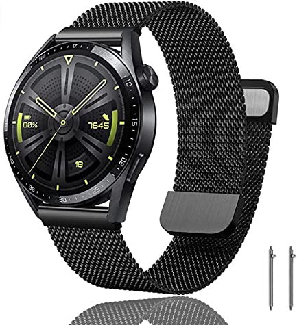 Keecuty Bracelet pour Huawei Watch GT3/GT2 42mm Magnética Remplacement pour Huawei Watch 2 Sport/Honor Watch Magic 2 42mm / Garmin Venu/Forerunner 245/645 / Galaxy Watch 3 41mm / Active 2