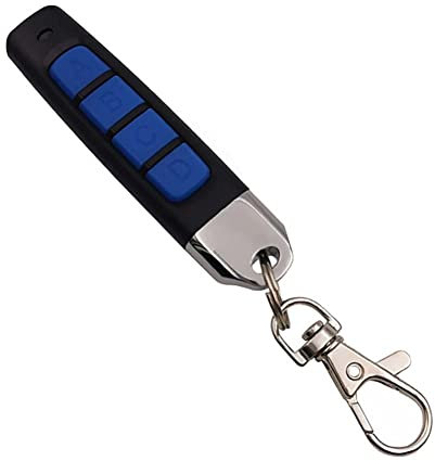 4 in 1 Fernbedienung Duplikator Garagentor Schlüssel Universal Duplikator Fernbedienung Öffner Controller Kopieren Festcode und Rolling Code für den täglichen Gebrauch (Blau)