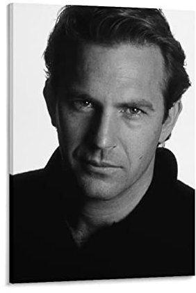VAIKANHAI Schauspieler Kevin Costner Poster Bild Kunstdruck Leinwand Gemälde Schlafzimmer Ästhetik 30 x 45 cm gerahmt