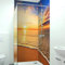 DRUCK-EXPERT Premium Duschrückwand 0,4 mm selbstklebendes Hart-PVC, Größe:3 x B 103 x H 240 cm Hochformat, Muster:Sonnenuntergang Meer