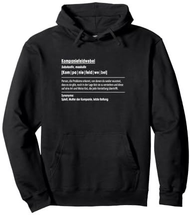 Kompaniefeldwebel Spieß Mutter Kompanie gelbe Kordel KpFw Pullover Hoodie