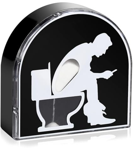 Capgoost Toilet Timer, 5 Minuten Toilette Sanduhr Timer, Toilettentimer, Stundenglas Kreative, Hausgarten Home Decor Spielzeug, Lustige Geschenke für Männer, Ehemann, Papa, Vatertag, Geburtstags-Gag