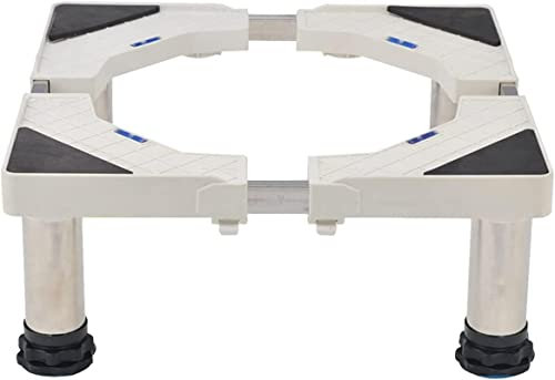 Waschmaschinen-Ständer, Kühlschrank-Waschmaschinen-Basis, einfache Installation, Länge/Breite 42–68 cm, verstellbare Basis, Kühlschrank mit Gefrierfach, universeller