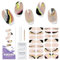 Semi Cured Gel Strips, 28 pcs Work With Any UV Lamp, Long Lasting Stickers Full Wraps, Salon Quality, Easy to Apply (Nude)
