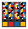 4er Set breite Ordnerrücken Homage Retro Pattern File Art Ordner Etiketten Deko AJ 2402