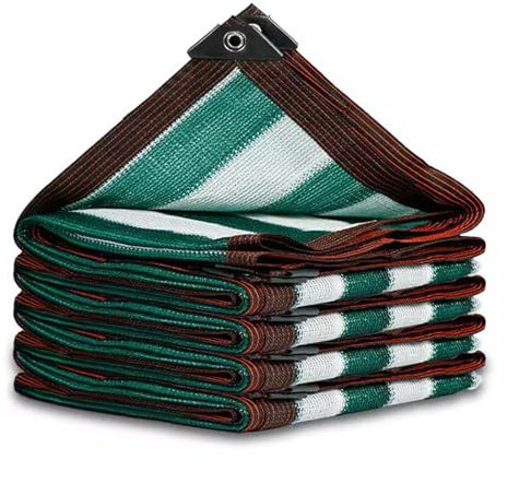 Tenda parasole per piante da giardino, 3 x 5 m, per patio, esterni, con occhielli, ideale per pergolati, serre, pollai,