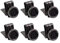 6 Stk Schwarze Hosenträgerknöpfe, Entenschnabelschnalle, 2.5 * 2 * 1.2cm, Nähfreie Knöpfe für Herren, Kein Nähen Clip On Knöpfe, Riemenknöpfe, Bügeleisen Clipknopf, für Hosenträger, Jeans, Gürtel