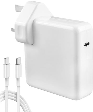 96W Mac Charger for MacBook Pro, USB C Super Fast Charger for MacBook Air Pro 13 14 15 16 Inch, iPad Pro 12.9, 11 Inch, Type C Laptop Fast Power Adapter with 2M/6.6FT USB C to C Cable