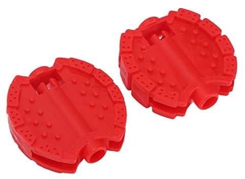 Jonlaki Kinderbike -Pedale, Fahrradpedale Fahrradpedale mit 2 PCs Plastik für Kinderbike (Rot)