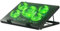 Kootek Laptop Cooling Pad, Laptop Cooler with 5 Quiet Fans for 12-17 Computer PC Notebook Gaming Laptop Fan, Height Adjustable Laptop Cooling Stand Laptop Accessories, Green
