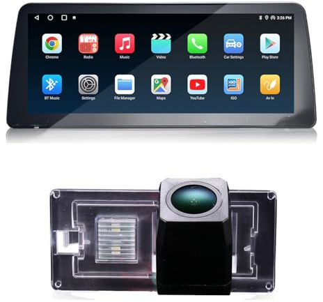 Wireless CarPlay Android Autoradio mit GPS Navi + Nachtsicht AHD Rückfahrkamera für BMW 3er E46 M3 Coupe Convertible MG ZT Base Rover 75 Club 316Ci 318Ci 320Cd 320Ci 323Ci 325Ci 328Ci Hatch Base