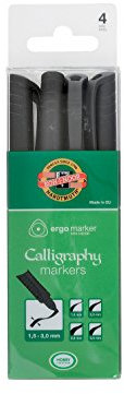Koh-I-NOOR Kalligrafie-Stifte 3514, 4 Stifte