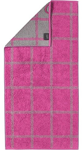 Cawö Handtücher Luxury Home Two-Tone Grafik 604 Beere - 87