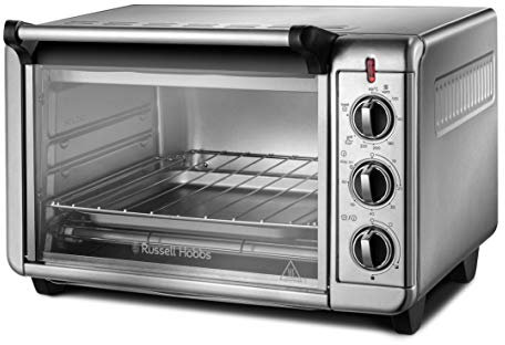 Russell Hobbs 26090 Express Mini Backofen – Aufsatz-Elektroofen und Grill, 2,5 x schneller als ein herkömmlicher Ofen, 1500 Watt