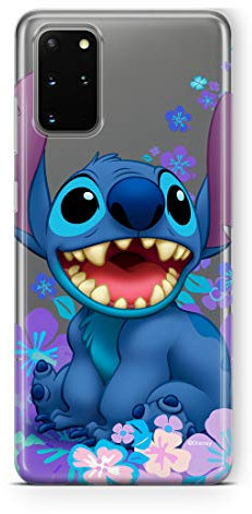 ERT GROUP Handyhülle für Samsung S20 Plus / S11 Original und offiziell Lizenziertes Disney Muster Stitch 001 optimal an die Form des Handy angepasst, teilweise transparent