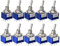 Powertool Kippschalter, 6 A, 125 VAC, 6 Pins, 2 Positionen, ON-ON-ON, DPDT, Verriegelungs-Kippschalter für eine Vielzahl von Anwendungen zur Schalttafelmontage, 10 Stück
