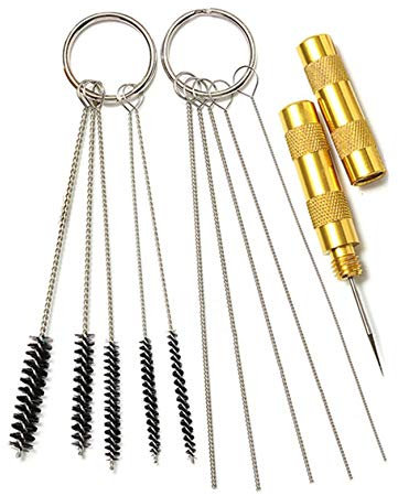 Uouteo Airbrush Spray Gun Cleaning Kit: 11 in 1 Airbrush Repair Tool Kit