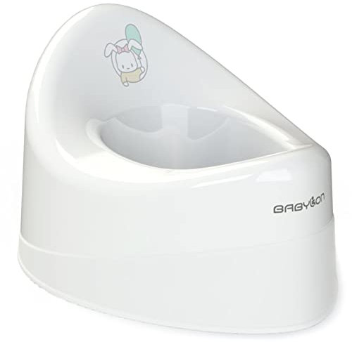 BABYLON Shell pot bebe toilette, antidérapant petit pot toilette bébé, wc enfant, anatomique pot bebe, pot pour enfants, petit pot bébé blanc