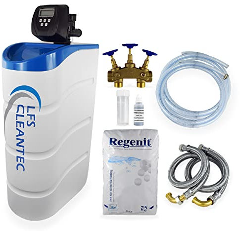 Descalcificador de agua IWKC 2500, sistema de descalcificación con juego de conectores 2