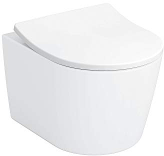 TOTO® RP® Compact Wall-Hung Elongated Toilet and DuoFit® In-Wall 0.9 and 1.6 GPF Tank System Copper Supply Line, Matte Silver - CWT427227CMFG#MS