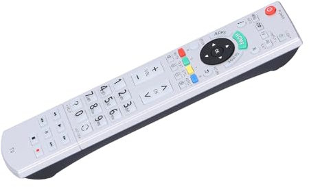 N2QAYB 000928/000842/000840/00101/000074/000863/001109 Austausch der TV-Fernbedienung, ABS-Silber-Fernbedienung für Smart-TV, Fernbedienungsentfernung bis zu 10 m