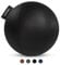 STRYVE Active Ball All Black 65cm – Design Award GEWINNER – Kunstleder-Gymnastikball für Fitness, Yoga, Pilates – Ergonomischer Sitzball fürs Büro, inkl. Luftpumpe & E-Book, belastbar bis 150kg