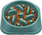 MILIWAN Ciotola per Cani Anti Ingozzamento Ciotola Cane per Lenta Assunzione del Cibo per Animali Domestici, Slow-Eating Bowl per Cani e Gatti (Verde Scuro)