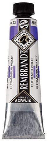 Rembrandt Tube de couleur acrylique violet outremer 507 40ml