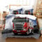 PTNQAZ Truck Scania Bettwäsche-Set für Einzelbett, Doppelbett, 3D-Druck, King-Size-Bett, für Kinderzimmer, Dekoration, Geschenk für Jungen (Einzelbett, Stil 4)