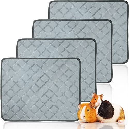 4 Stück Waschbare Welpenunterlagen Wiederverwendbare Trainingspads Schnellabsorbierende Inkontinenz Urinunterlagen Rutschfeste Urin Pads Saugfähige Pipi Pads Wasserdichte Welpen Pads (60 x 45 cm)