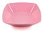 Buzztrove 4 Pcs Deep Square Plastic Bowls Set | 16 cm, 19 cm & 24 cm | Unbreakable Colorful Bowls for Parties, E-Co Friendly, Reusable Bowls for Salad & Pasta (Pink, 24 x 24cm)
