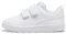 PUMA Garçon Unisex Kinder Courtflex V3 V PS Sneaker, White White-Silver Mist, 28 EU