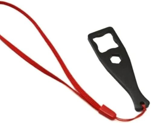 Letrino Tornillo tuerca tornillo caminar por tornillo llave llave herramienta con seguridad cuerda para Gopro 12 DJI 4K Sjcam Sj5000 sj4000
