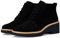 TOMS Lacci Maude, Stivali alla Moda Donna, Camoscio Nero, 40 EU
