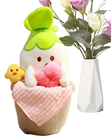 Aznever Sukkulente Plüschtiere,Sukkulente Plüschpuppe - Kaninchen Stofftier,Sukkulenten-Pflanzenkissen, plüschige botanische Ästhetik, Heim-, Bett- und Raumdekoration für Pflanzenliebhaber