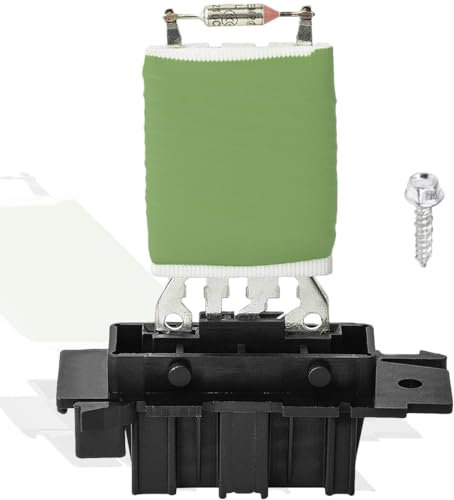 ZAMDOE Resistencia del ventilador del motor del ventilador del calentador del coche para Vauxhall Corsa D E Adam para Alfa Romeo mito para Fiat Grande Punto Evo Linea Qubo Doblo 13248240 55702407