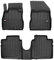 Fußmatten Gummimatten kompatibel mit Nissan Note II E12 2012-2017 Premium Schwarz TPE 3X