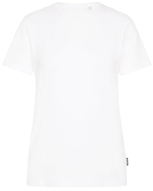SOCCX Damen Basic T-Shirt mit Rundhalsausschnitt