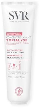 SVR - Topialyse Concentré Lavant - Pâte à mousser sans eau - Nettoyant visage, corps & hygiène intime - Peaux sèches à atopiques - Glycérine, huiles végétales, niacinamide - 100 g