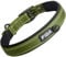 Fida Padded Dog Collar, Metal Belt Buckle Dog Collar with Double-Layer Webbing, Heavy Duty Dog Collar for Medium Dogs, Green