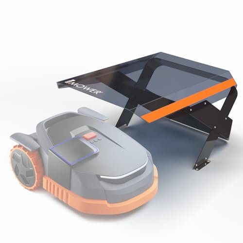 Idea Mower Garage per Robot tagliaerba Mobius Compatibile con Segway Serie X3 – Protezione con Tetto Trasparente UV, Accesso Tastiera, Installazione Indipendente
