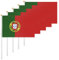 ASUNO Portugal Handheld Drapeau 14 × 21 cm Mini 20 Pièces