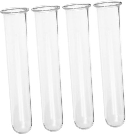 CAXUSD 4stücke Reagenzglas Vase Für Blumen Hydrokultur Anzucht Terrarium Tischpflanzenbehälter Für Wohnungsbewässerung Und Dekoration