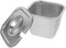 Ipetboom Contenedor de Helados Inoxidable con Tapa Recipiente para Almacenamiento Congelador para Yogur y Comidas de Uso Restaurantes y Bares